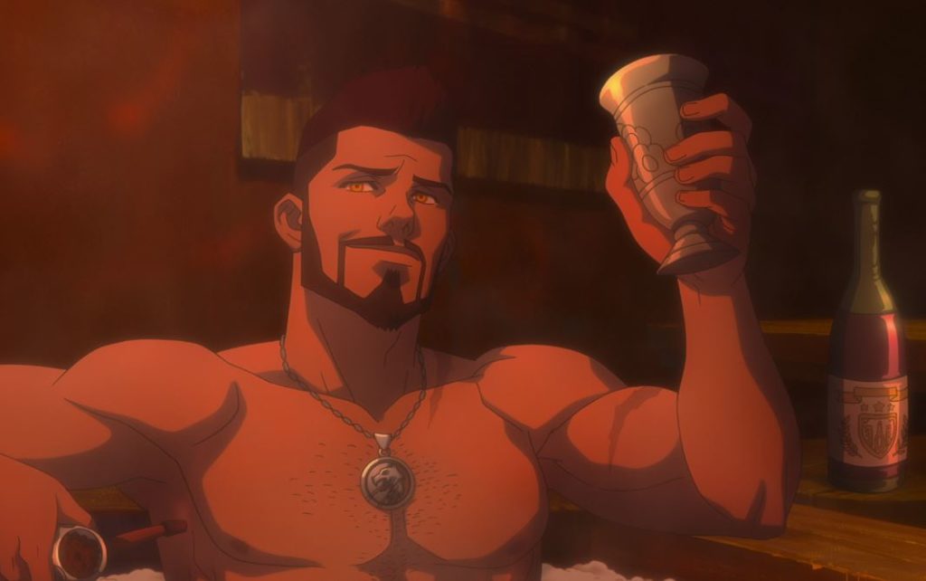 The Witcher Nightmare of the Wolf vesemir