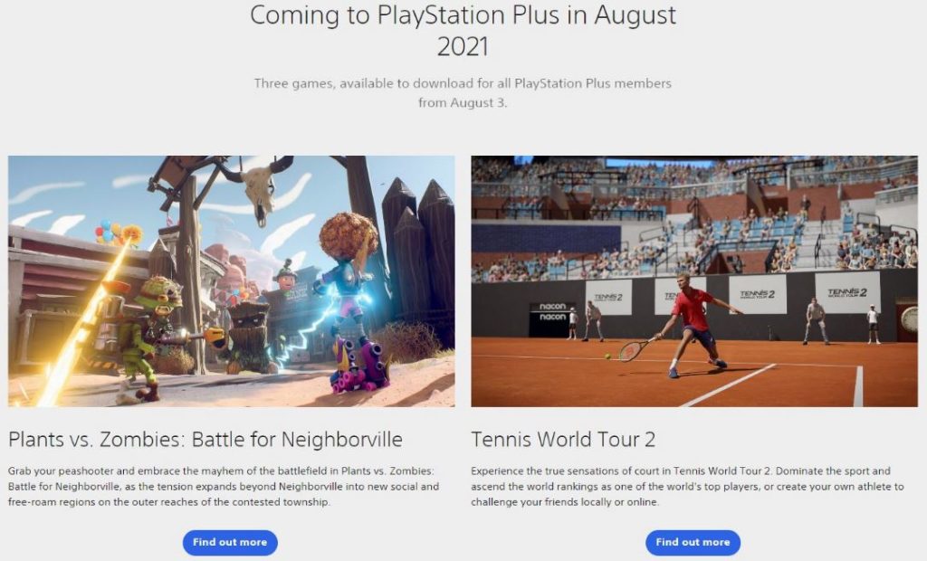ps plus august 2021 games