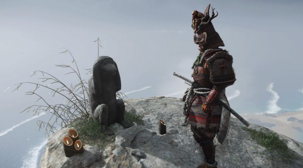 ghost of tsushima director's cut monkey see trophy 1