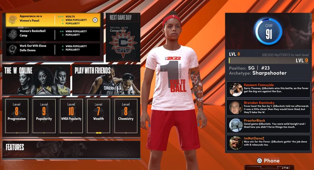 nba 2k22 the w screenshot 1