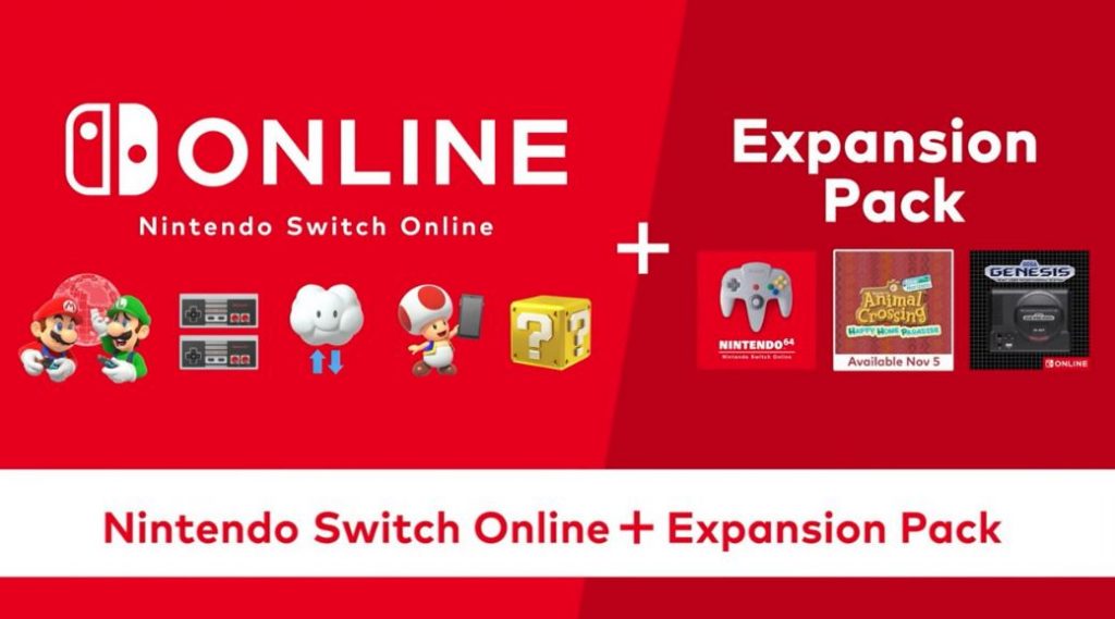 nintendo switch online expansion pack