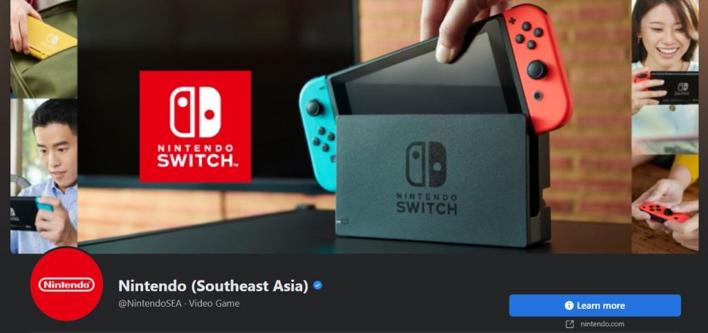 nintendo sea facebook page 1
