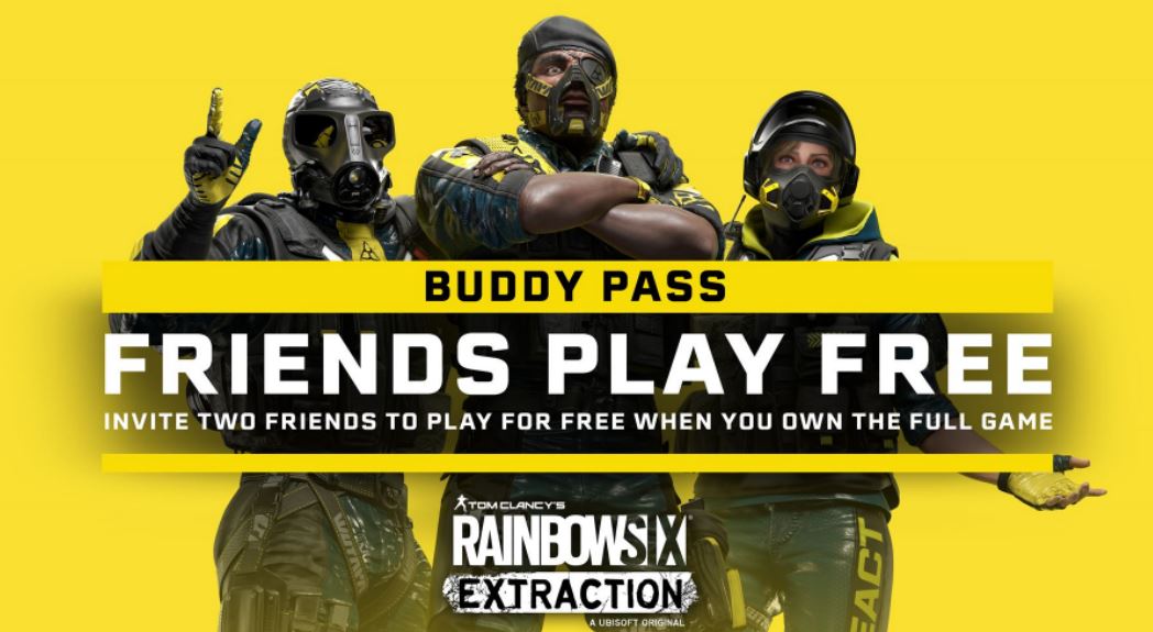 rainbow six extraction buddy pass