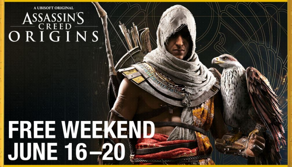 assassin's creed origins free play weekend banner