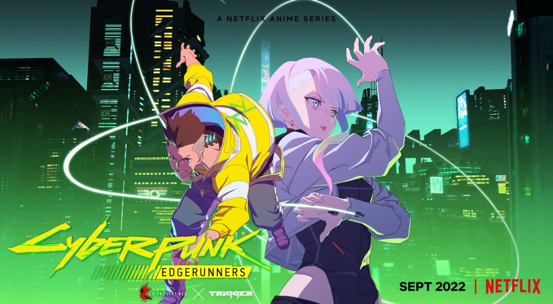 cyberpunk edgerunners netflix key art
