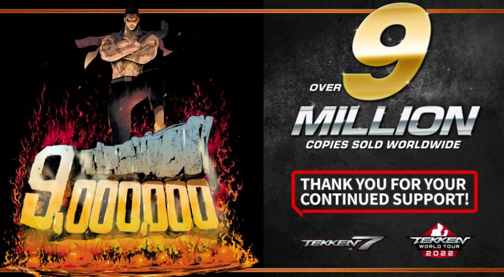 tekken 7 9 million copies sold illustration