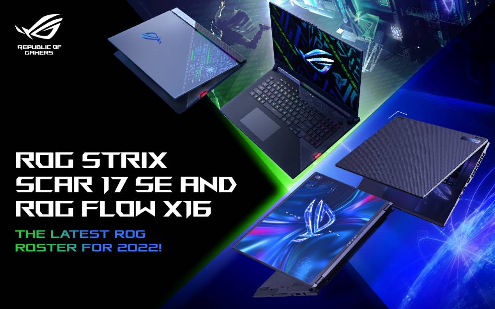 ASUS ROG Gaming Laptop Lineup 2022