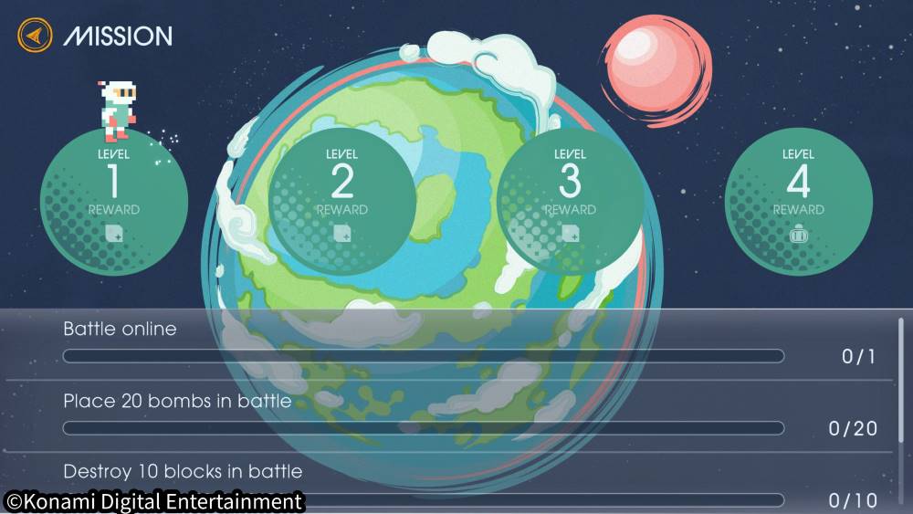 amazing bomberman mission screenshot