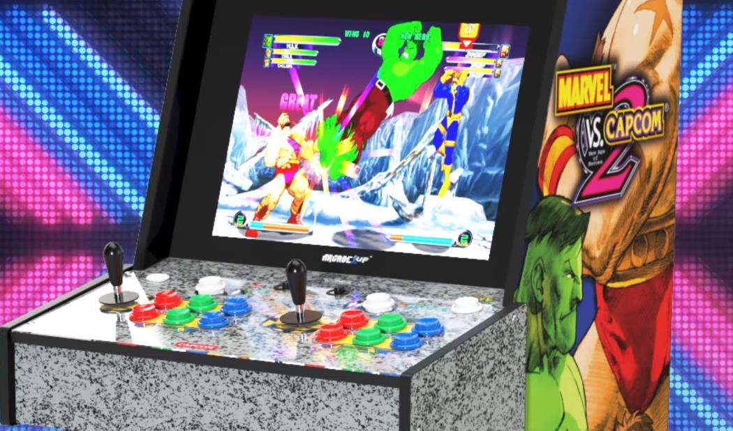 marvel vs capcom arcade1up cabinet cover