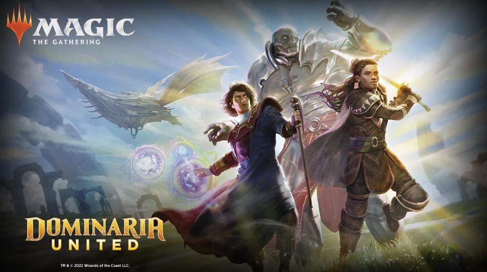magic the gathering dominaria united key art