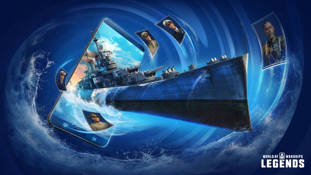 world of warships legends key art