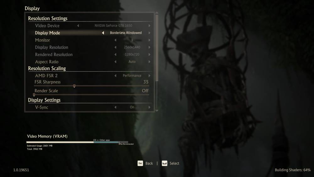 uncharted legacy of thieves collection display settings 1