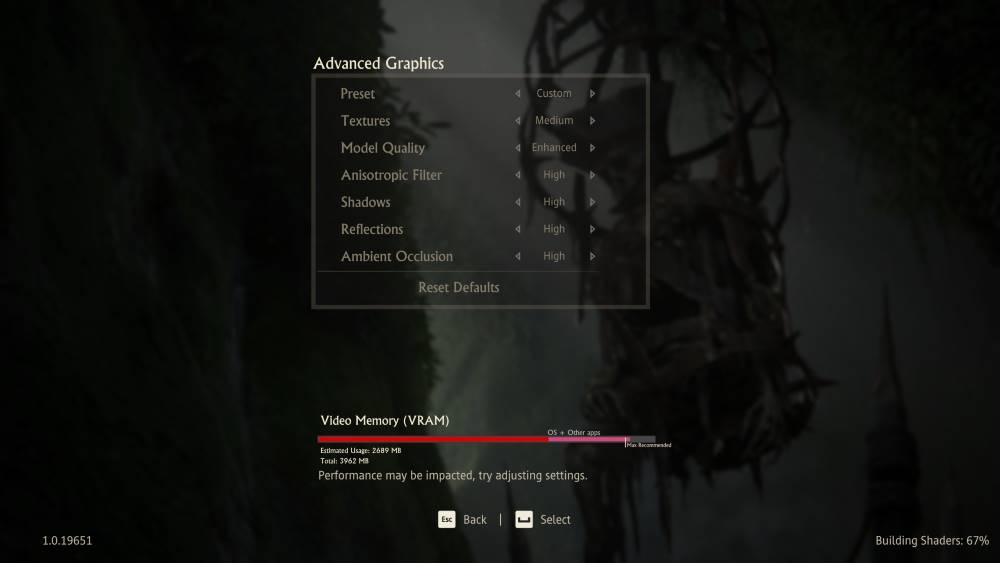 uncharted legacy of thieves collection graphics settings