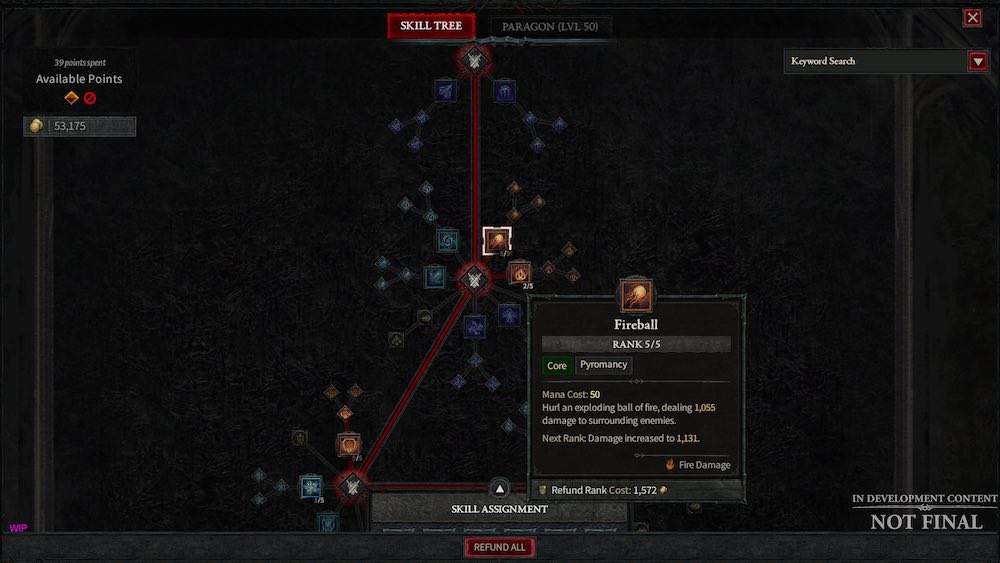 diablo iv sorcerer skill tree 1