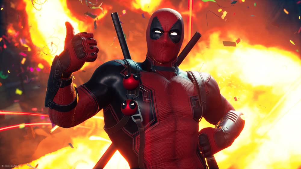 marvel's midnight suns deadpool screenshot 1