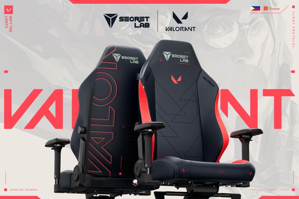 secretlab valorant titan evo banner