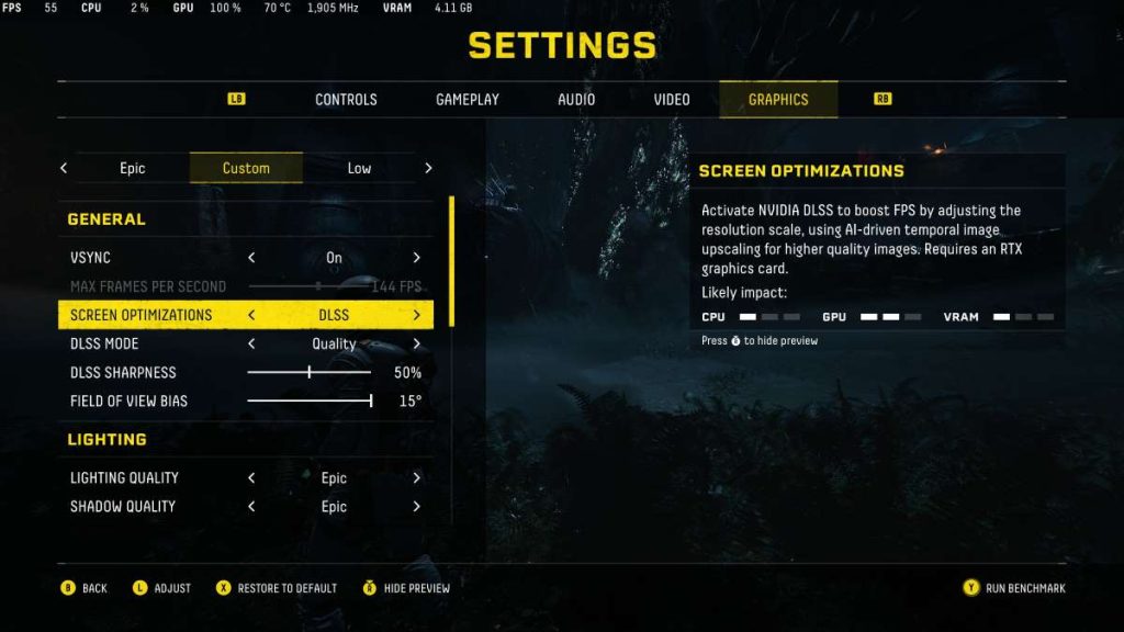 returnal pc graphics settings 2