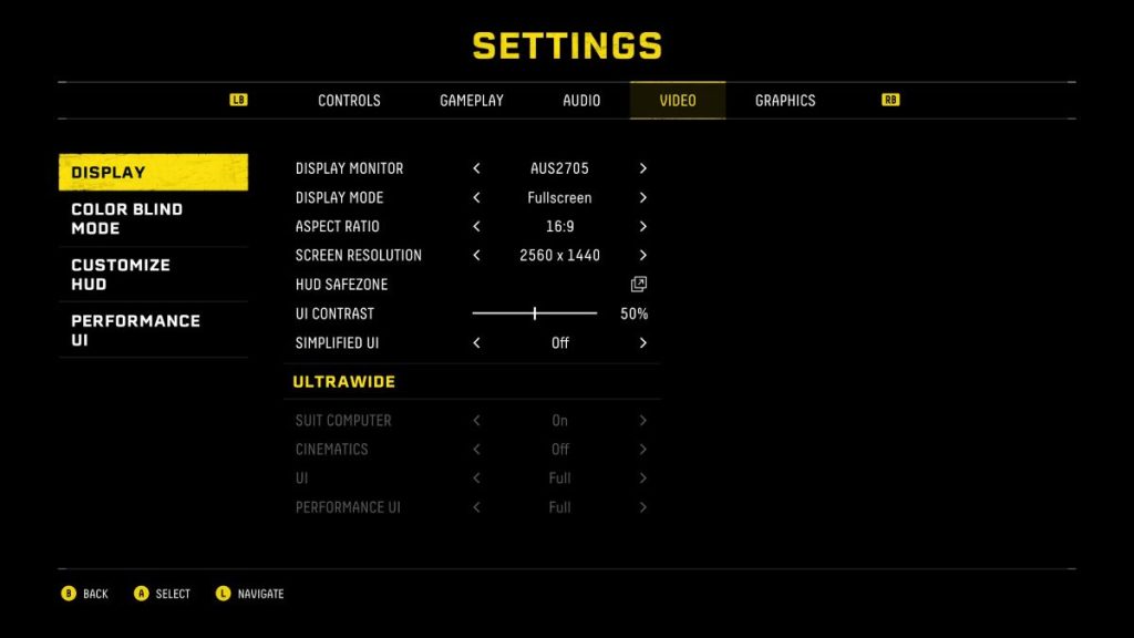 returnal video settings 1