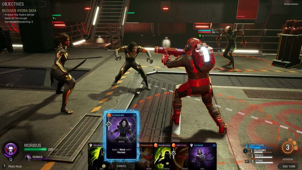 Marvel's Midnight Suns -Screenshots - Morbius in Combat