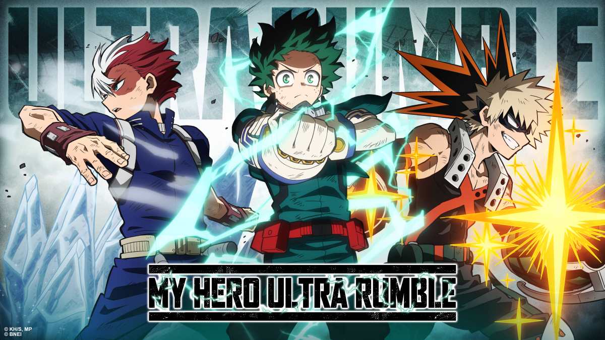 my hero ultra rumble key art