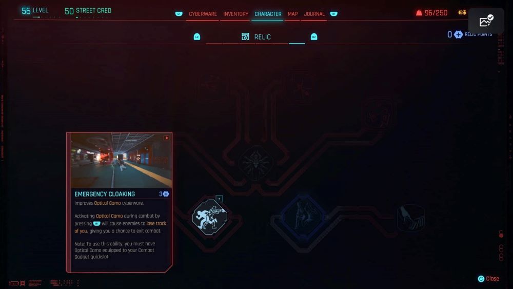 Phantom Liberty Emergency Cloaking