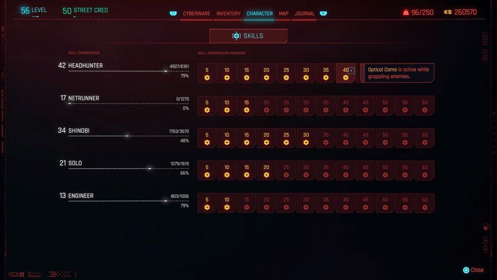 Phantom Liberty Skills