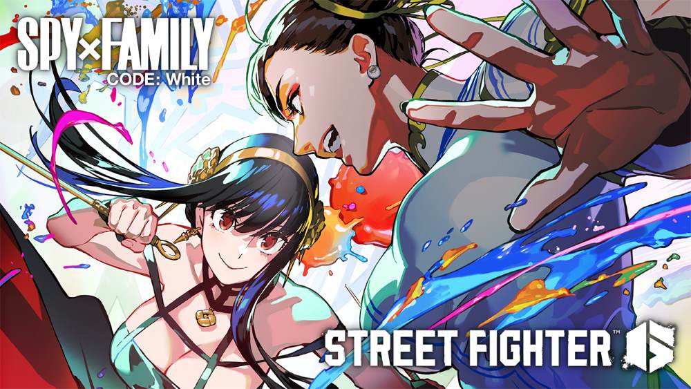 street fighter 6 spy x family white code banner