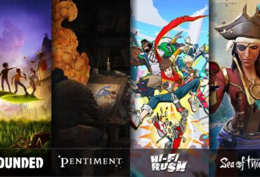 hi fi rush pentiment sea of thieves grounded banner