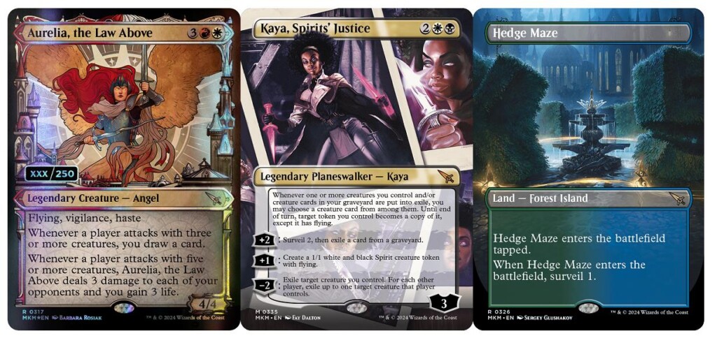 magic the gathering murders at karlov manor serialized cards