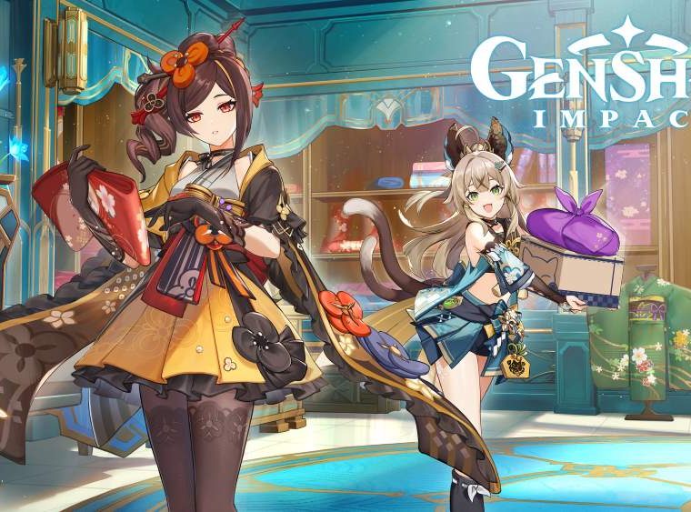 genshin impact key art 4.5 update