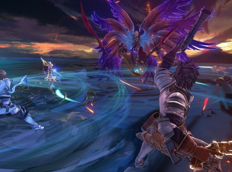 granblue fantasy relink lucilius battle screenshot 1