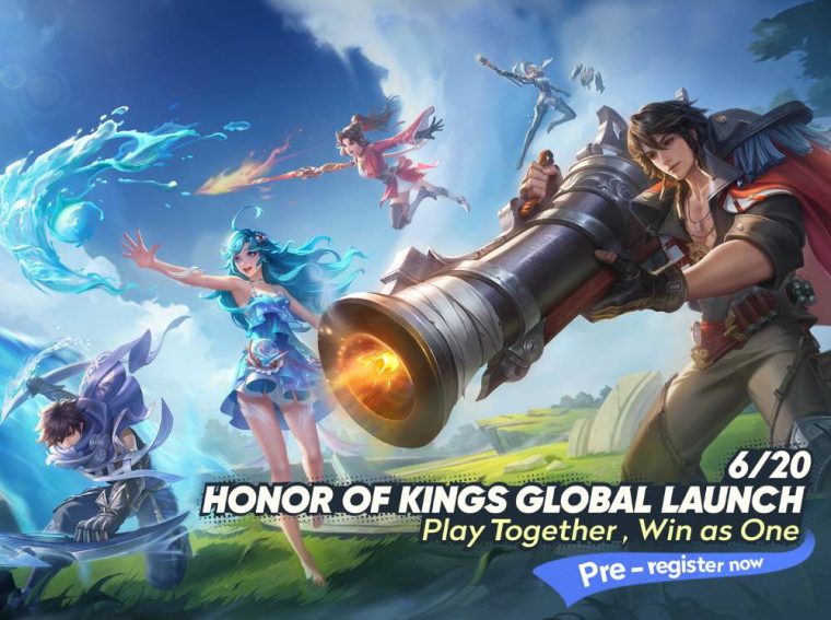 honor of kings pre registration key art