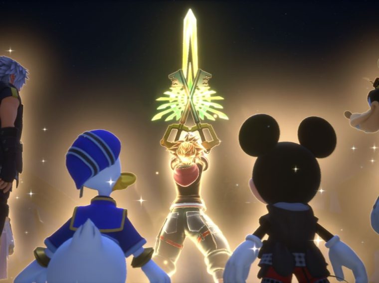 kingdom hearts steam key art