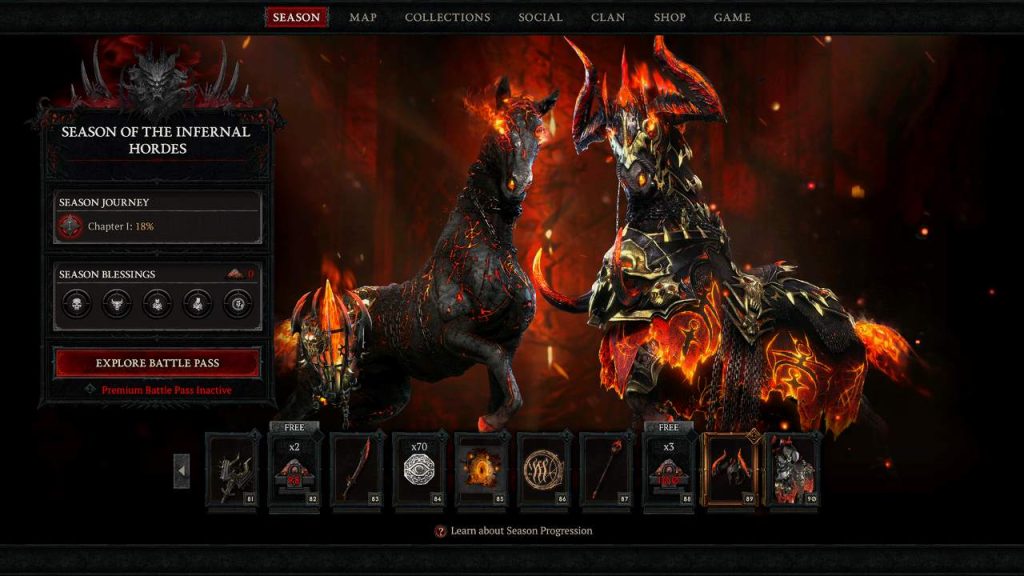 diablo iv season of the infernal hordes battle pass 2