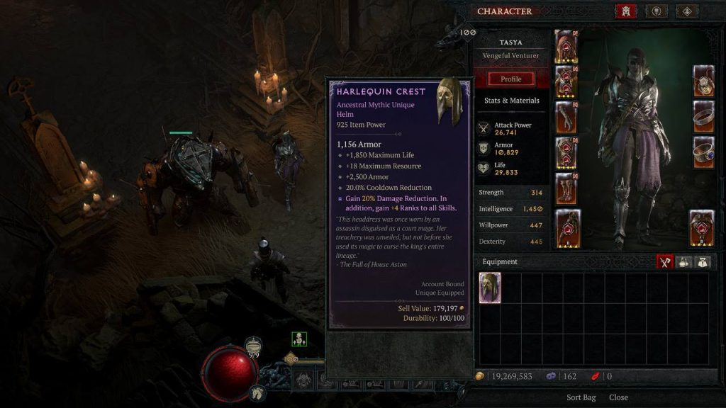 diablo iv season of the infernal hordes mythic unique 1