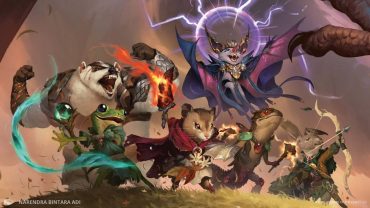 magic the gathering bloomburrow key art