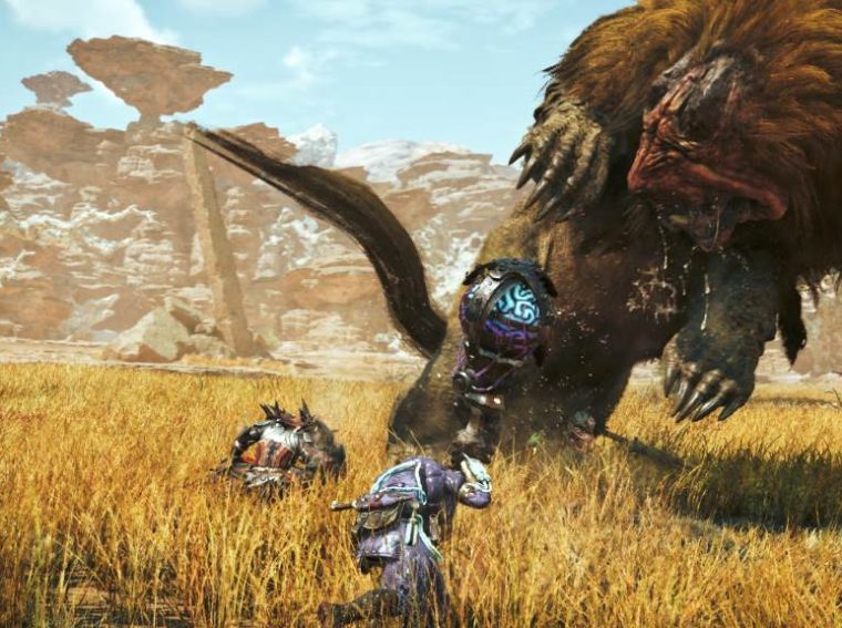 monster hunter wilds doshaguma combat 1