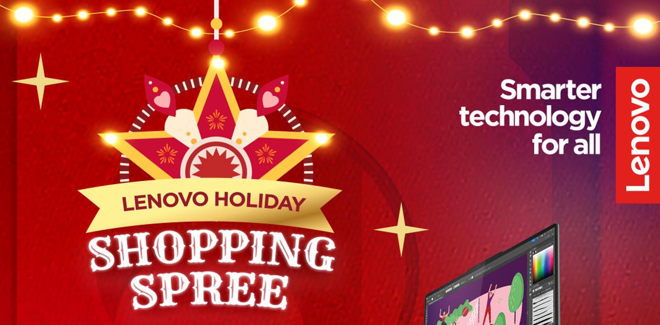Lenovo Launches Holiday Shopping Spree Promo with Exciting Freebies