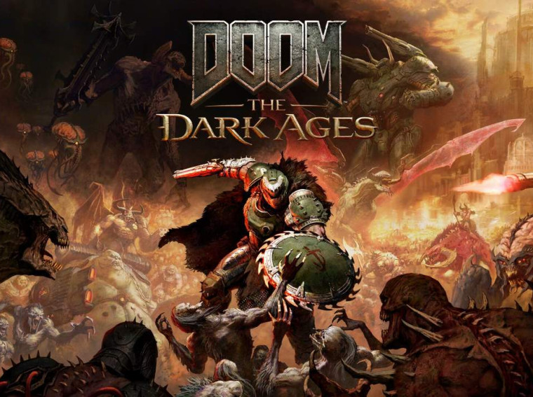 doom the dark ages key art