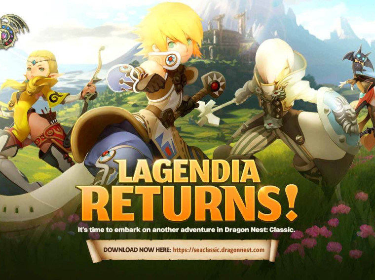 dragon nest classic launch header