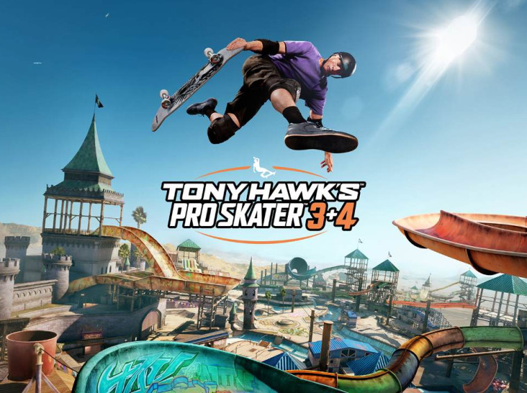 tony hawk's pro skater 3+4 key art
