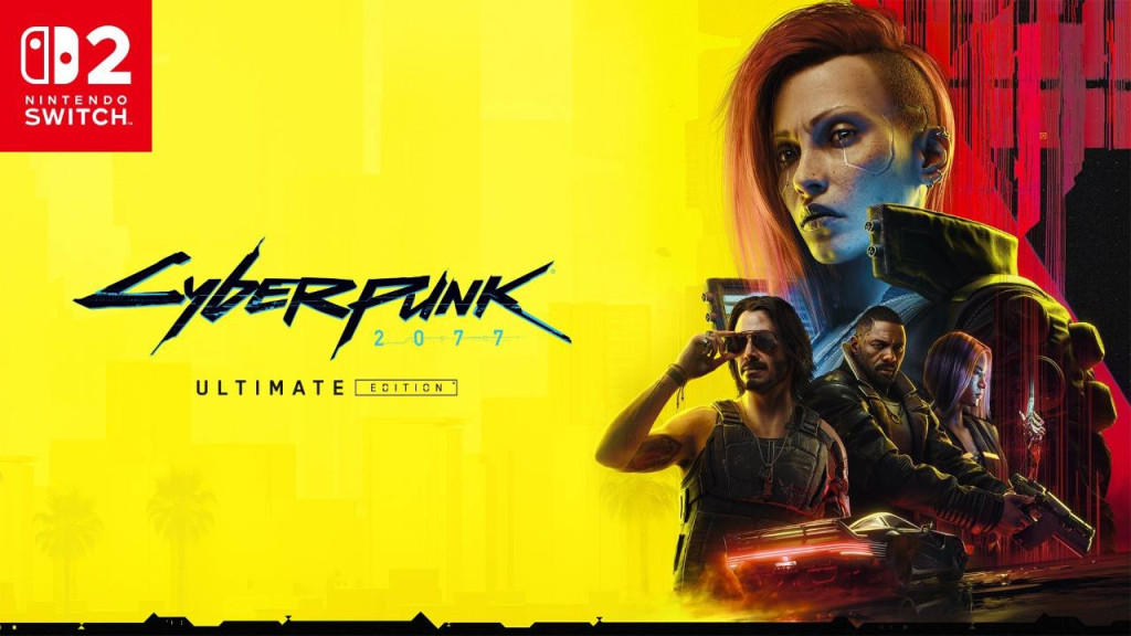 cyberpunk 2077 ultimate edition switch 2 key art
