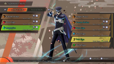 raidou remastered screenshot summoner skills