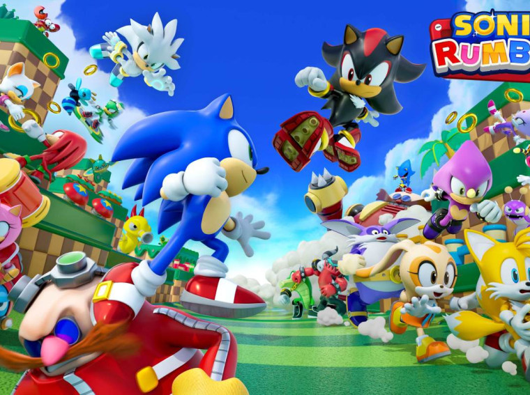 sonic rumble key art with logo