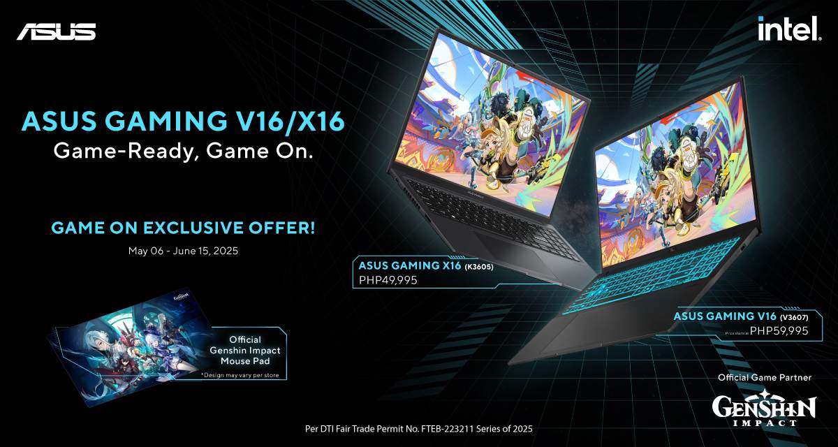 ASUS Gaming V16 and X16 Launches in Philippines