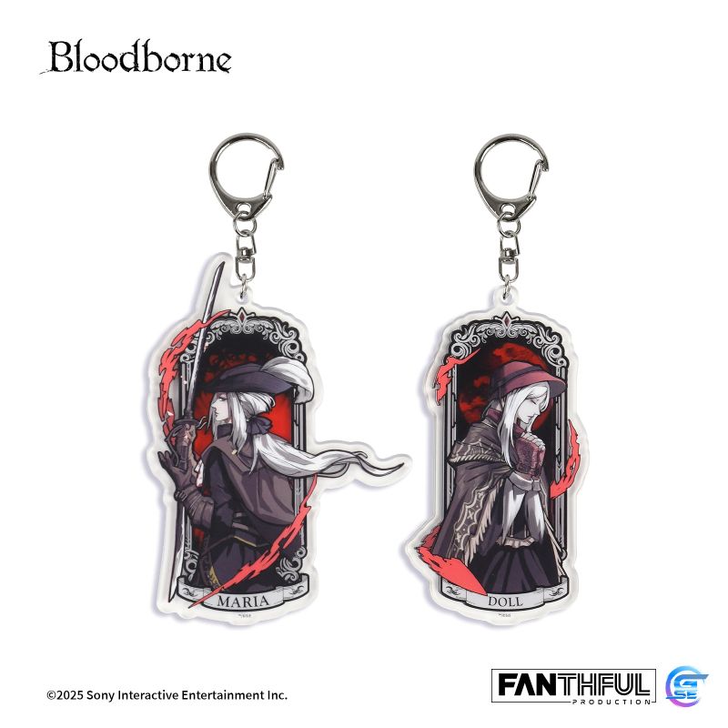 fanthful bloodborne acrylic keychain 1