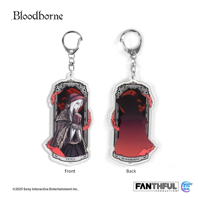 fanthful bloodborne acrylic keychain 3