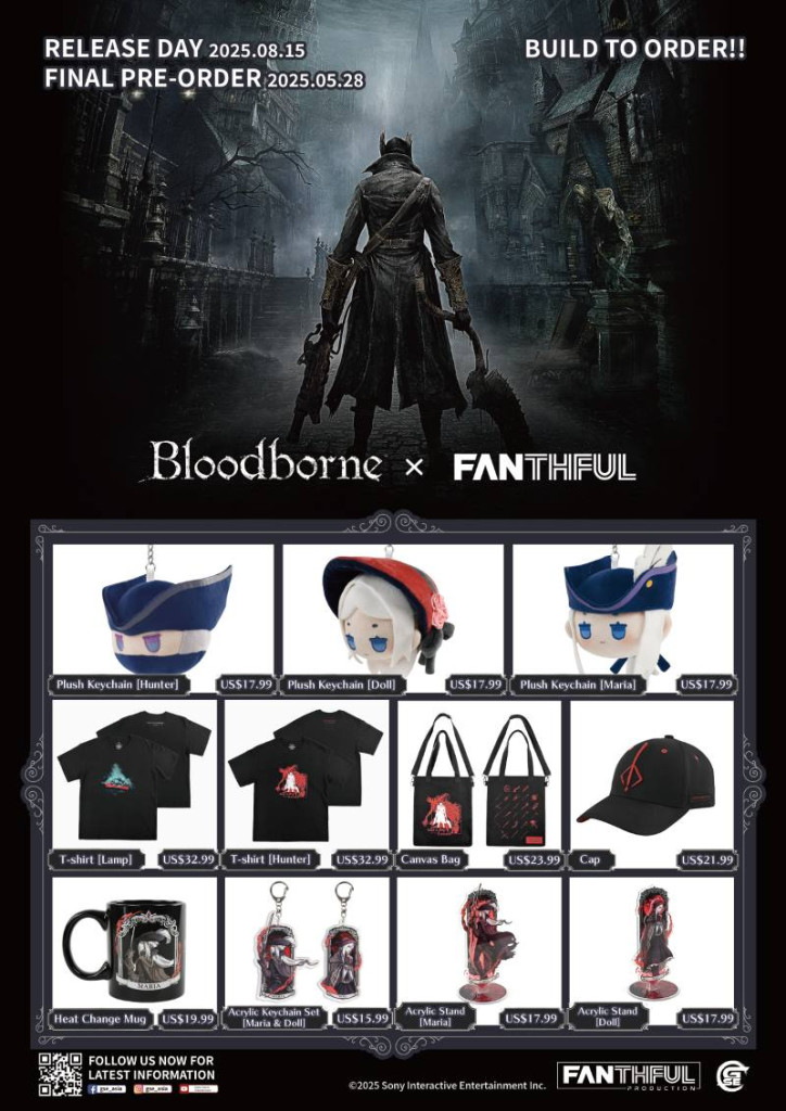 fanthful bloodborne merchandise poster