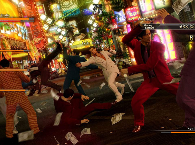 yakuza 0 director's cut red light raid screenshot 4