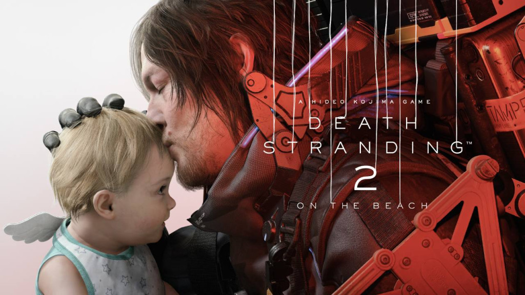 death stranding 2 on the beach key art logo